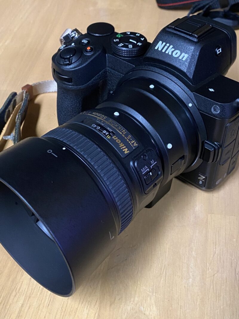 Nikon“Z5”にFマウントの撒餌レンズを付けてみた - Giitasu Photo room